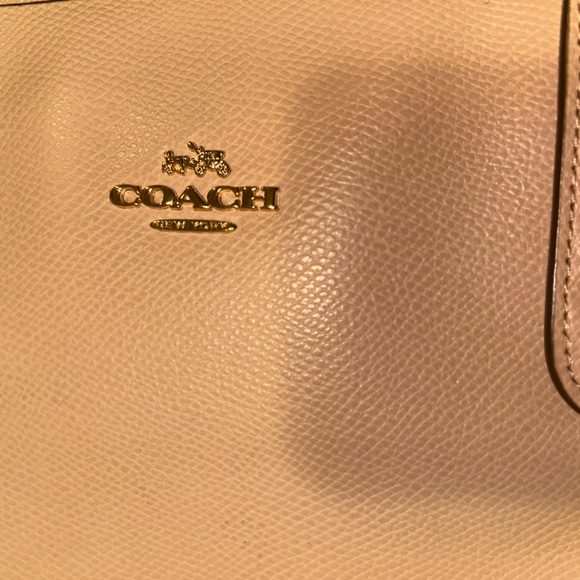 Coach Tan Leather Tote Bag - Picture 7 of 14